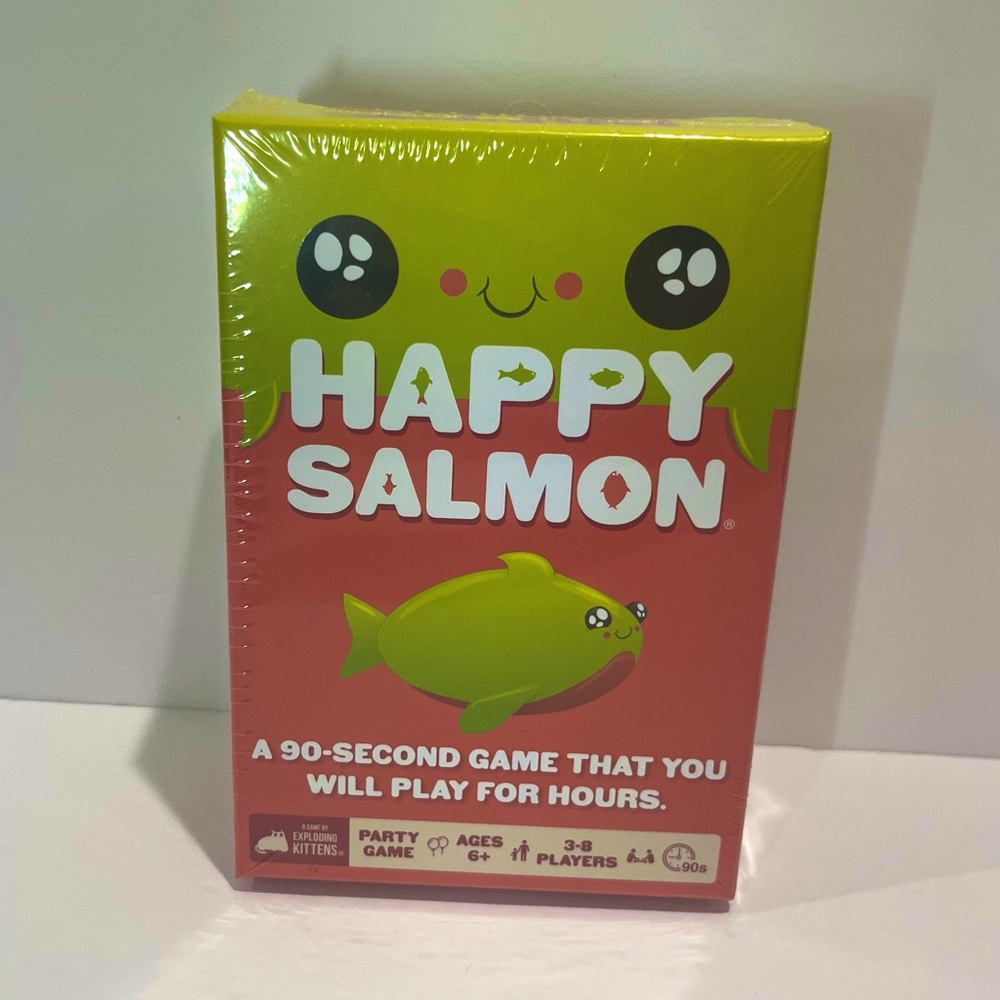 NEW Happy Salmon Card Game - from the makers of Exploding Kittens